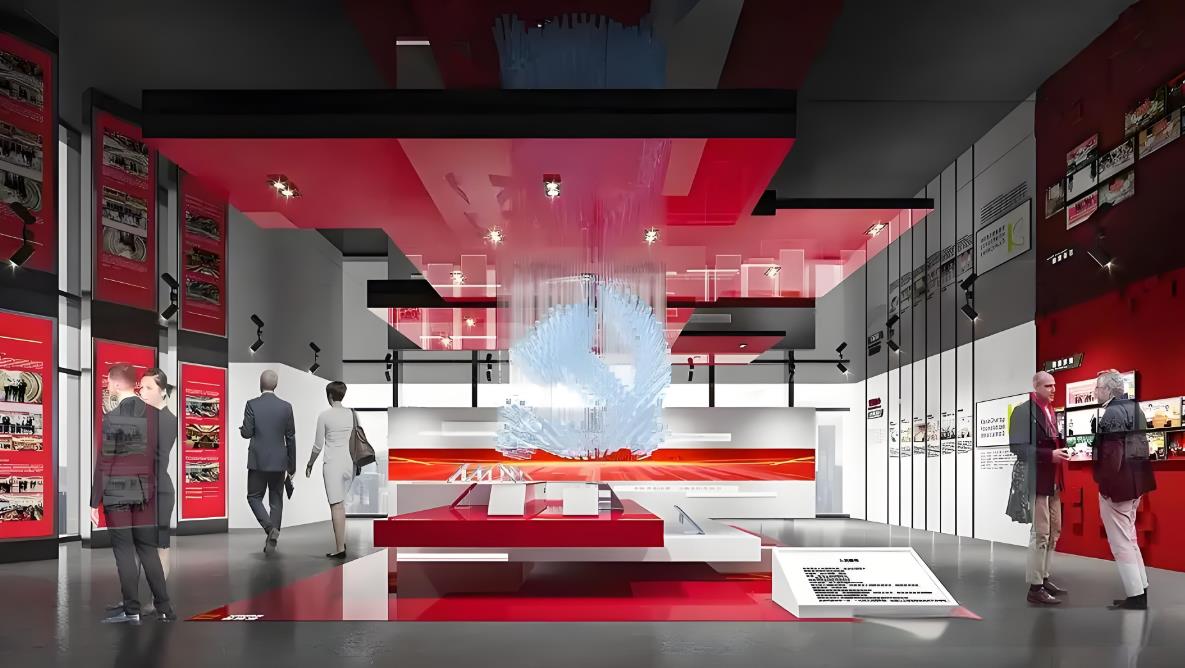 泰永長征數(shù)字化展廳裝修設(shè)計(jì)效果圖